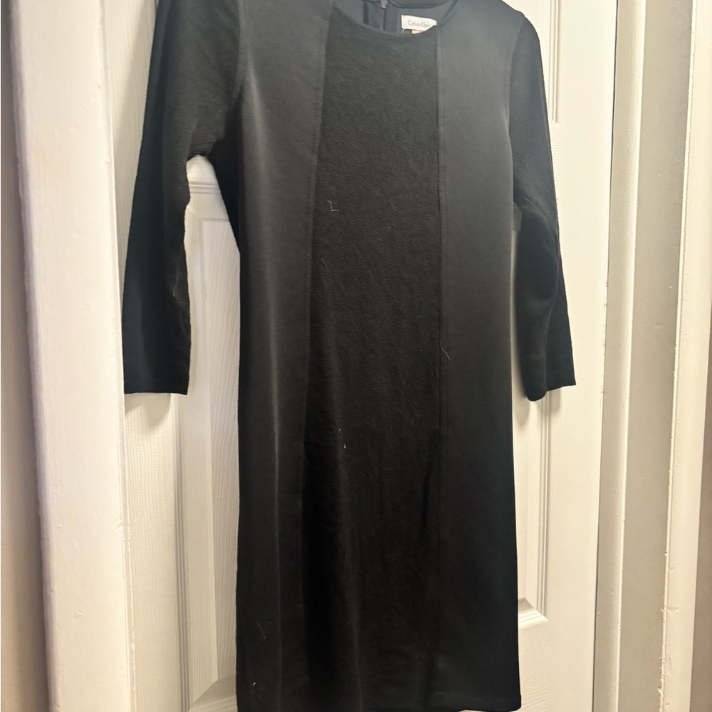Calvin Klein Black Long Sleeve Dress